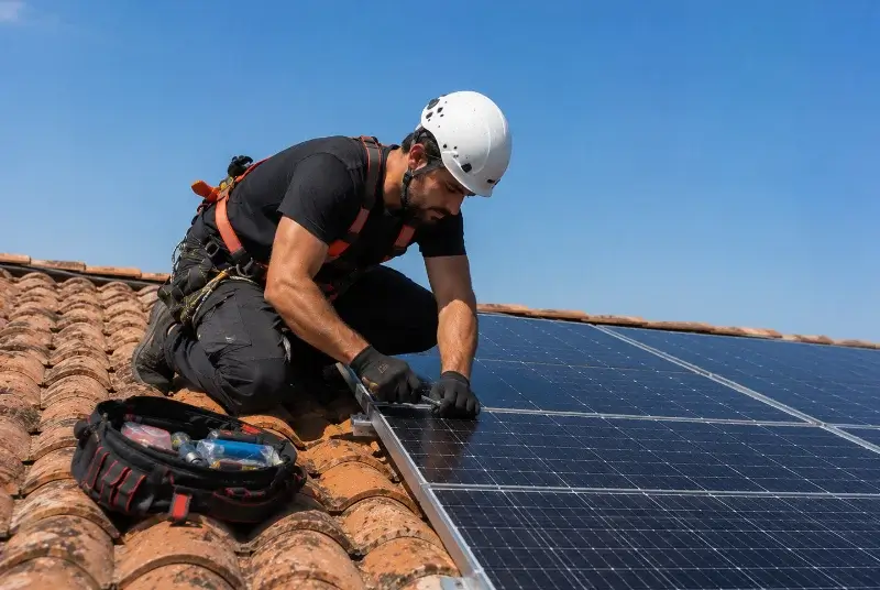 Maintenance et monitoring de panneaux solaires à Wiwersheim
